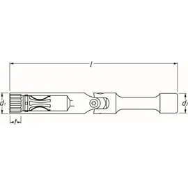 HAZET 4766-1 Zündkerzen-Schlüssel