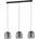 FLORESTA 89 rund schwarz-transparent