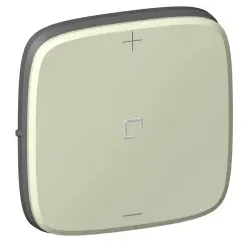 Legrand 752091A VALENA ALLURE Abdeckung für 3-Leiter-Dimmer (mit N-Leiter), Farbe: Mandelweiß 1