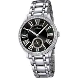 Candino Elegance Edelstahl Damen Uhr C4595/3 Armbanduhr Analog silber D2UC4595/3 - Silber