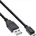 InLine Micro-USB 0 USB-A Stecker an Micro-B Stecker schwarz