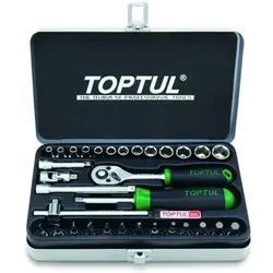 TOPTUL Werkzeugset GCAD3202 Werkzeugsatz,Steckschlüsselsatz,Werkzeug Set,Werkzeug Kit