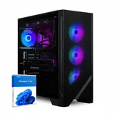 dcl24 Gaming PC AMD Ryzen 9 5950X, RTX4070 12GB - 1000GB SSD, 32GB DDR4, Gamer PC mit 16x4.9 GHz, Rechner mit WLAN, Computer mit Windows 11 Pro