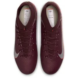 Nike Mercurial Superfly 10 Academy Herren Burgundy Crush/Metallic Silver 39