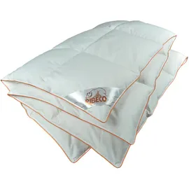 RIBECO "Ella", weiß, B:135cm L:200cm, Bezug: 100% Baumwolle. Füllung: 90% Entendaune, 10% Entenfeder, Bettdecken, Daunendecke zum Top-Preis