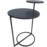 Garden Pleasure Beistelltisch IRIS Anthrazit Deko Tisch Sofa Couchtisch