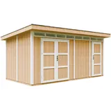TIMBELA Gartenhaus 2,79 x 5,30 m Harvest Honey