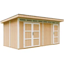 TIMBELA Gartenhaus 2,79 x 5,30 m Harvest Honey