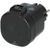Brennenstuhl Smart-Home-Steckdose WA 3000 XS02 Schwarz 2 St.