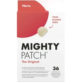 Hero Cosmetics Mighty Patch Original Pickel-Patches von Hero Cosmetics, unsichtbare Hydrokolloid-Pflaster zur Aknebehandlung, 36 Stück