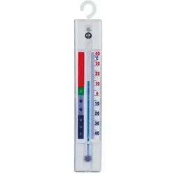 Hendi Kühlschrankthermometer mit Aufhängehaken, Temperaturbereich von -40oC bis +40oC