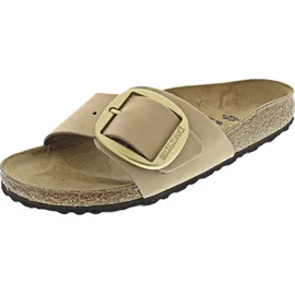 Birkenstock Madrid Big Buckle Pantolette Beige in Gr. 41 - 41