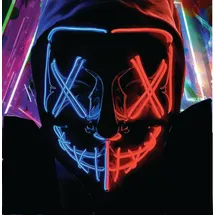 TK Gruppe Timo Klingler LED Grusel Maske Herren Damen