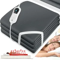 Kesser KESSER® Wärmeunterbett mit Abschaltautomatik Fernbedienung Heizdecke mit 3 Temperaturstufen Wärmebettunterlage fürs Bett Matratzenheizung Wärmedecke aus weichem Vlies Heizkissen