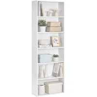 VASAGLE Bücherregal, 6-stöckiges Regal, offenes Aufbewahrungsregal, Standregal, 24 x