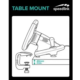 Speedlink DRIFT O.Z. Halterung schwarz PC / PS3 / PS4 / Xbox One / Nintendo Switch