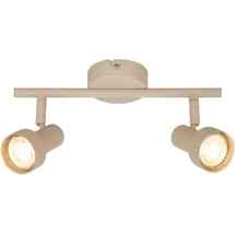 Briloner Deckenlampe 2-flammig schwenkbar 27,5 cm Beige