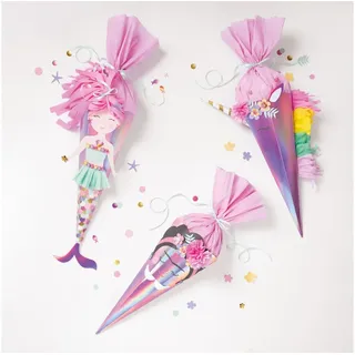 Folia Schultüte Bastelset UNICORN SCHOOL, 1er Set
