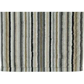 CAWÖ Life Style Streifen 7048 Gästehandtuch 30 x 50 cm kiesel