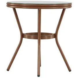 VCM ebuy24 Cafetisch Ø70 Braun