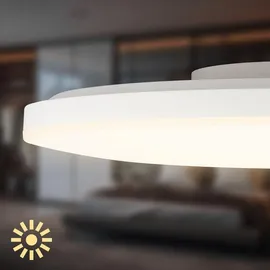 B.K.Licht LED Deckenlampe 24W rund weiß