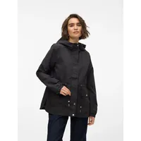 Vero Moda Parka VMPAISLEY PARKA JACKET NOOS mit Taillen-Kordelzug schwarz L (40)