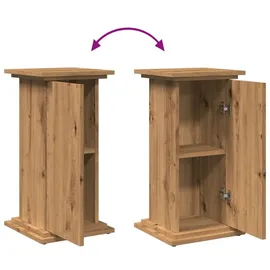 vidaXL Postament mit Stauraum Artisan-Eiche 31x30x60 cm Holzwerkstoff