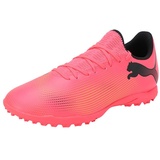 Puma Future 7 Play Tt Soccer Shoes, Sunset Glow-Puma Black-Sun Stream, 44.5