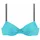 Buffalo Bügel-Bikini-Top Damen Blau/Schwarz 40 Cup F