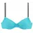 Buffalo Bügel-Bikini-Top Damen Blau/Schwarz 40 Cup F