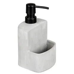 WENKO Seifenspender Festival 54666100 hellgrau Beton 380,0 ml
