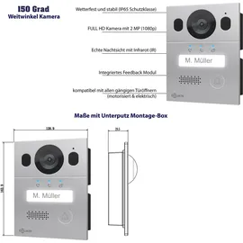 Goliath Intercom Goliath Basic 2 Draht Bus Video Türsprechanlage