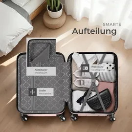 Tectake Pucci Koffer-Set 4-tlg. gold