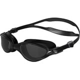 Speedo Unisex V-Class Vue Swimming Goggles | Swim | Eyewear, Black/Smoke, One Size