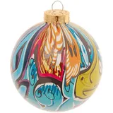 Krebs Glas Lauscha Weihnachtsbaumkugel Street Art 1-tlg. 8cm