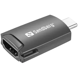 Sandberg USB-C zu HDMI Dongle 4K 0,5 m Schwarz