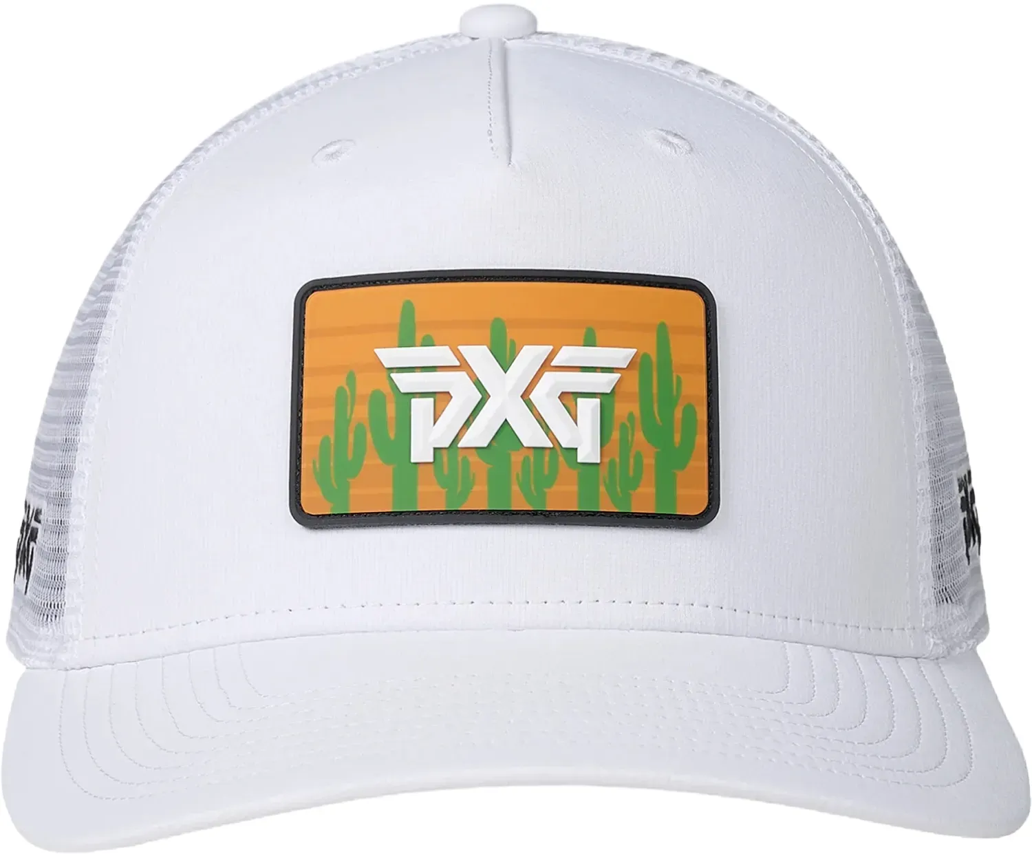 PXG Cap Scottsdale Trucker Patch, weiss/orange