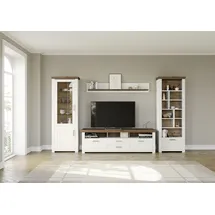 Set One by Musterring Wohnwand »York« 4 Stk. tlg., weiß