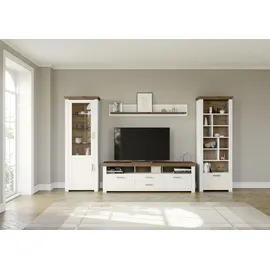 Set One by Musterring Wohnwand »York« 4 Stk. tlg., weiß