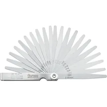 FORUM Präzisions-Fühlerlehre 21 Blatt 0,05-2,0 mm Stahl
