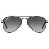 Ray Ban Aviator Junior RJ9506S 220/11 shiny black / grey