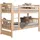 TICAA Etagenbett Sammy 90 x 200 cm Kiefer massiv natur