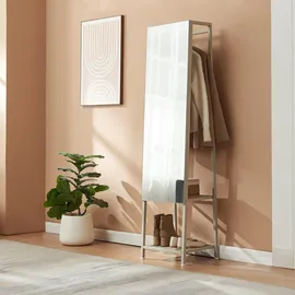 [en.casa] Garderobenspiegel Klilbojle 160 x 40 cm Sandfarben