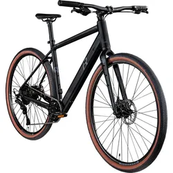 Remington S100 E Bike Gravelbike 28 Zoll Pedelec 360 Wh Elektrofahrrad 10 Gang Fahrrad schwarz 51 cm