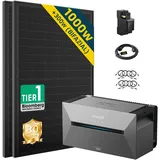 ALLDREI All in One Balkonkraftwerk mit Anker Solarbank 2 E1600 PRO System - 4x500W / Mit 3x Anker SOLIX BP2700 Erweiterungsakku / Mit Balkon HAL