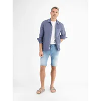 Lerros Herren Denim-Bermuda in Comfort-Stretch - Light Blue used