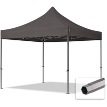 TOOLPORT Faltpavillon 3 x 3 m dunkelgrau 582539