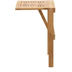 Balkonklapptisch aus Holz ca. 45x49 cm Teak massiv