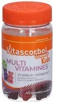 Vitascorbol Multivitamines Enfants Gummies 45