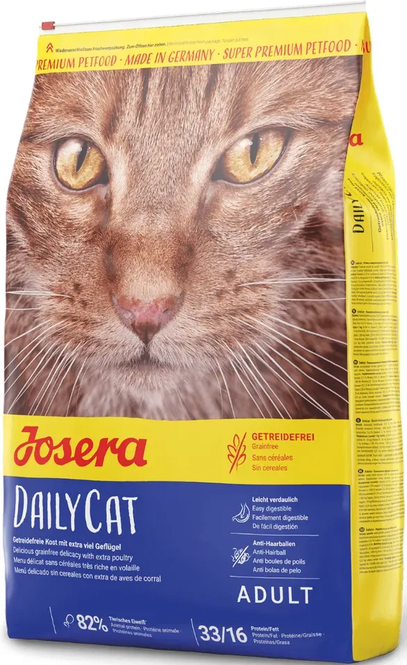 JOSERA DailyCat 10kg + JOSERA DailyCat 400g -2% biliger (Mit Rabatt-Code JOSERA-5 erhalten Sie 5% Rabatt!)